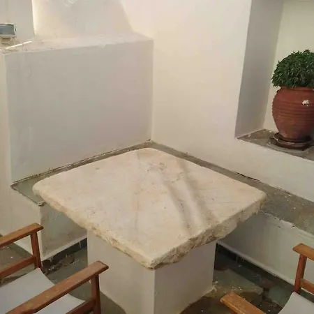 Traditional Two Story House In Galanado Naxos